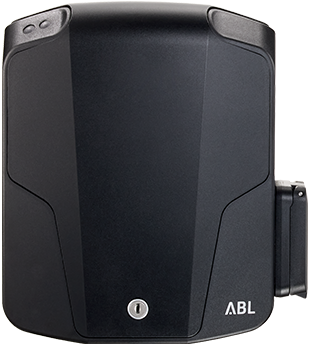Frontansicht Wallbox eMH1 fürs Laden von eAutos zuhause | ABL eMobility