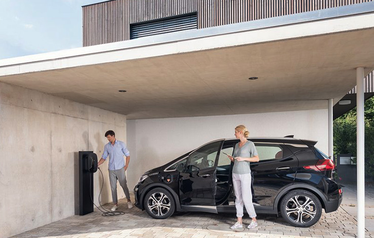 Wallbox eMH2 in a carport
