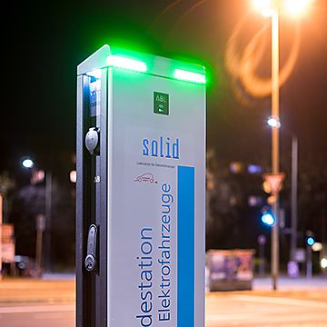 Public charging station of the Ladeverbund +