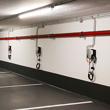 Wallbox eMH1 laapaal voor parkeergarage