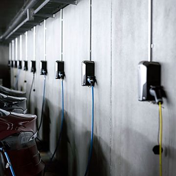 ABL Wallbox eMH1 in the underground car park